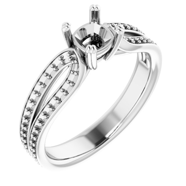 Accented Engagement Ring