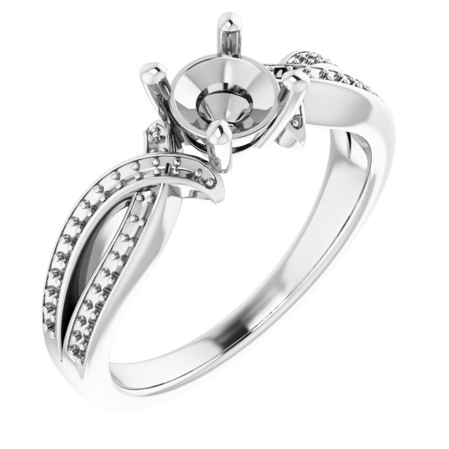 Accented Engagement Ring