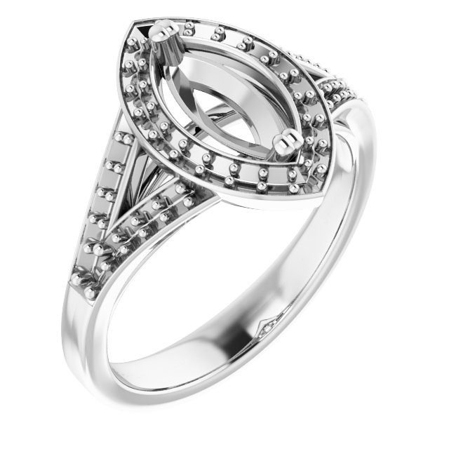 Halo-Style Engagement Ring