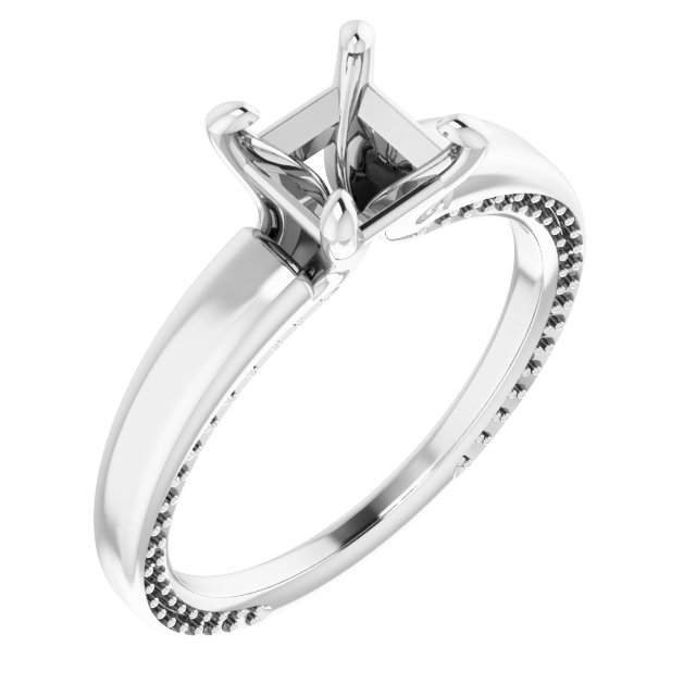 Accented Engagement Ring
