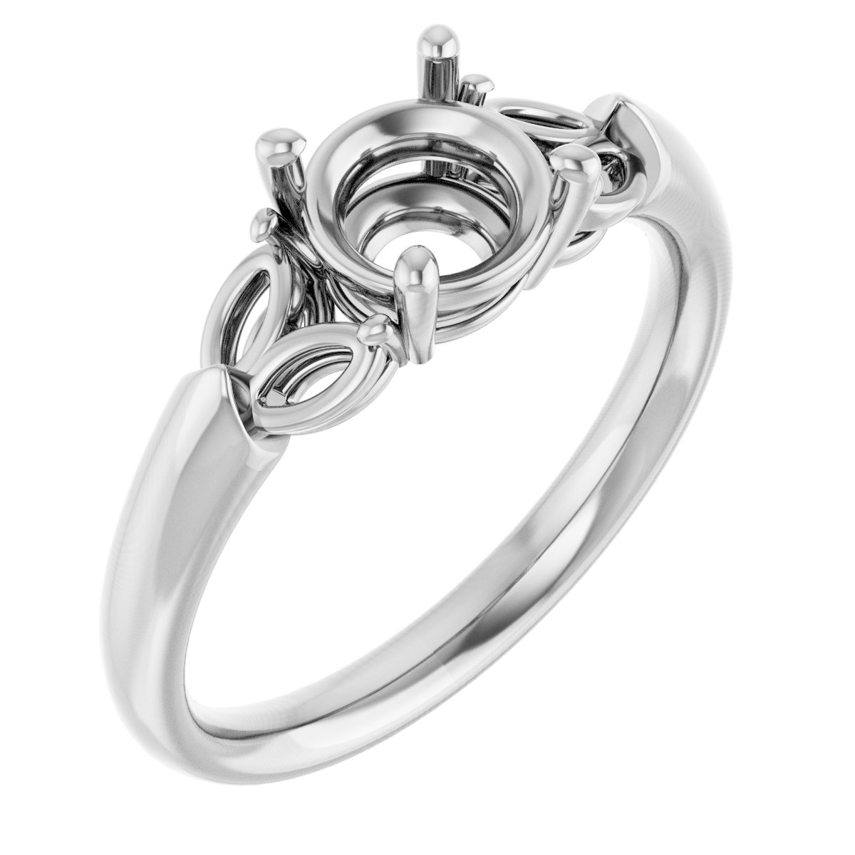 Accented Engagement Ring