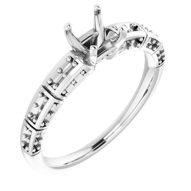 Accented Engagement Ring