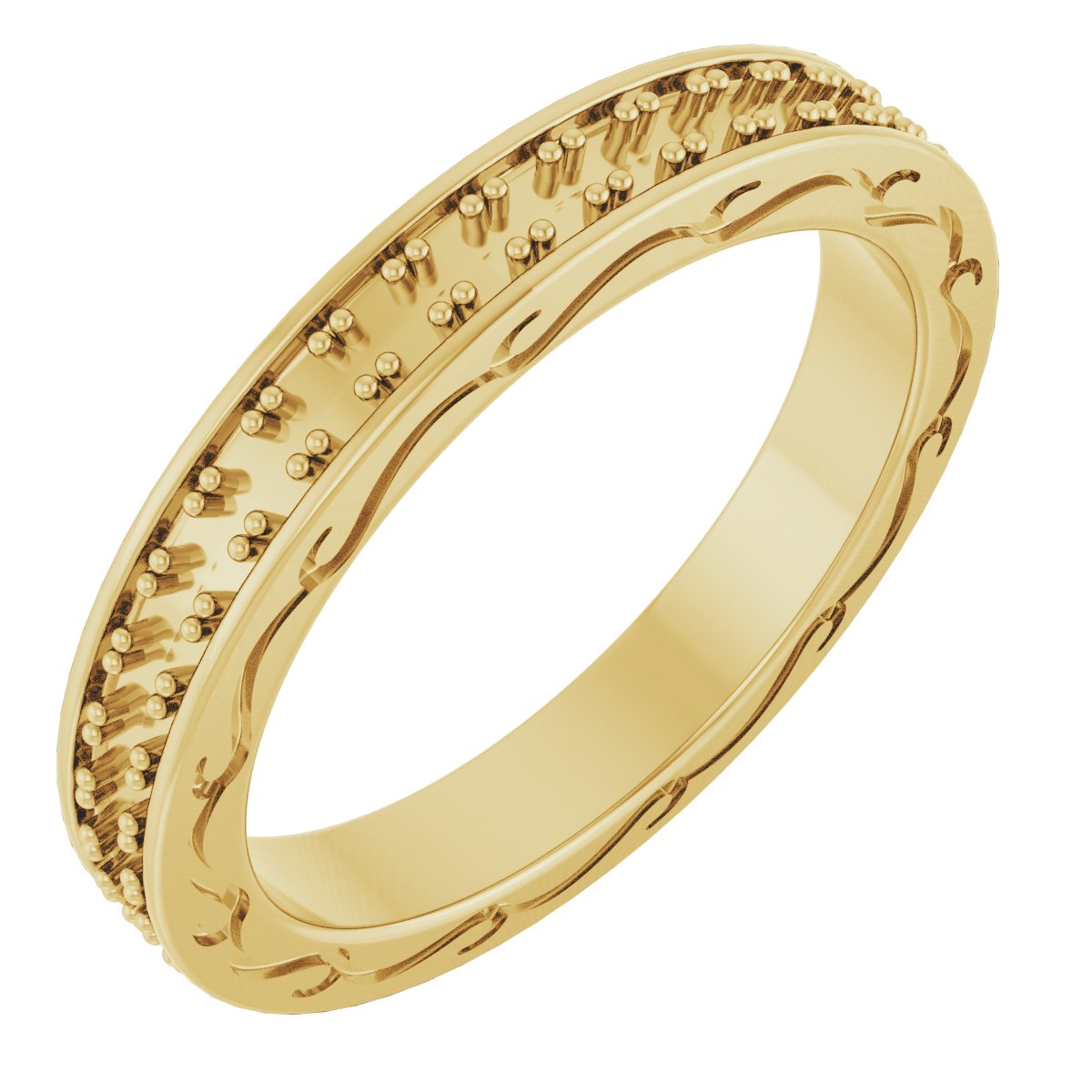 14K Yellow .50 CTW Diamond Round Eternity Band Size 7 Ref 12151998