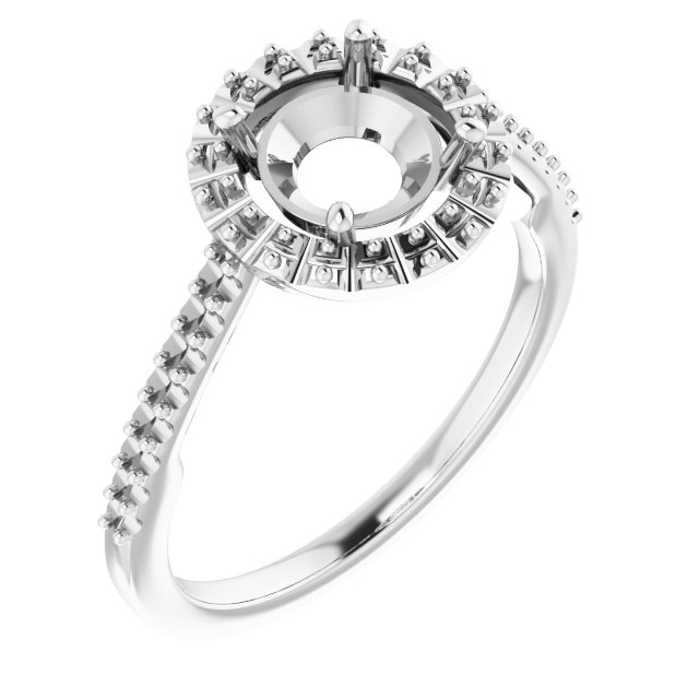 Halo-Style Engagement Ring