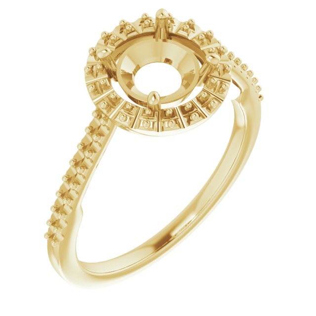Halo-Style Engagement Ring