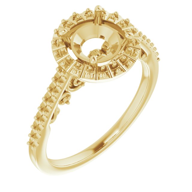 Halo-Style Engagement Ring