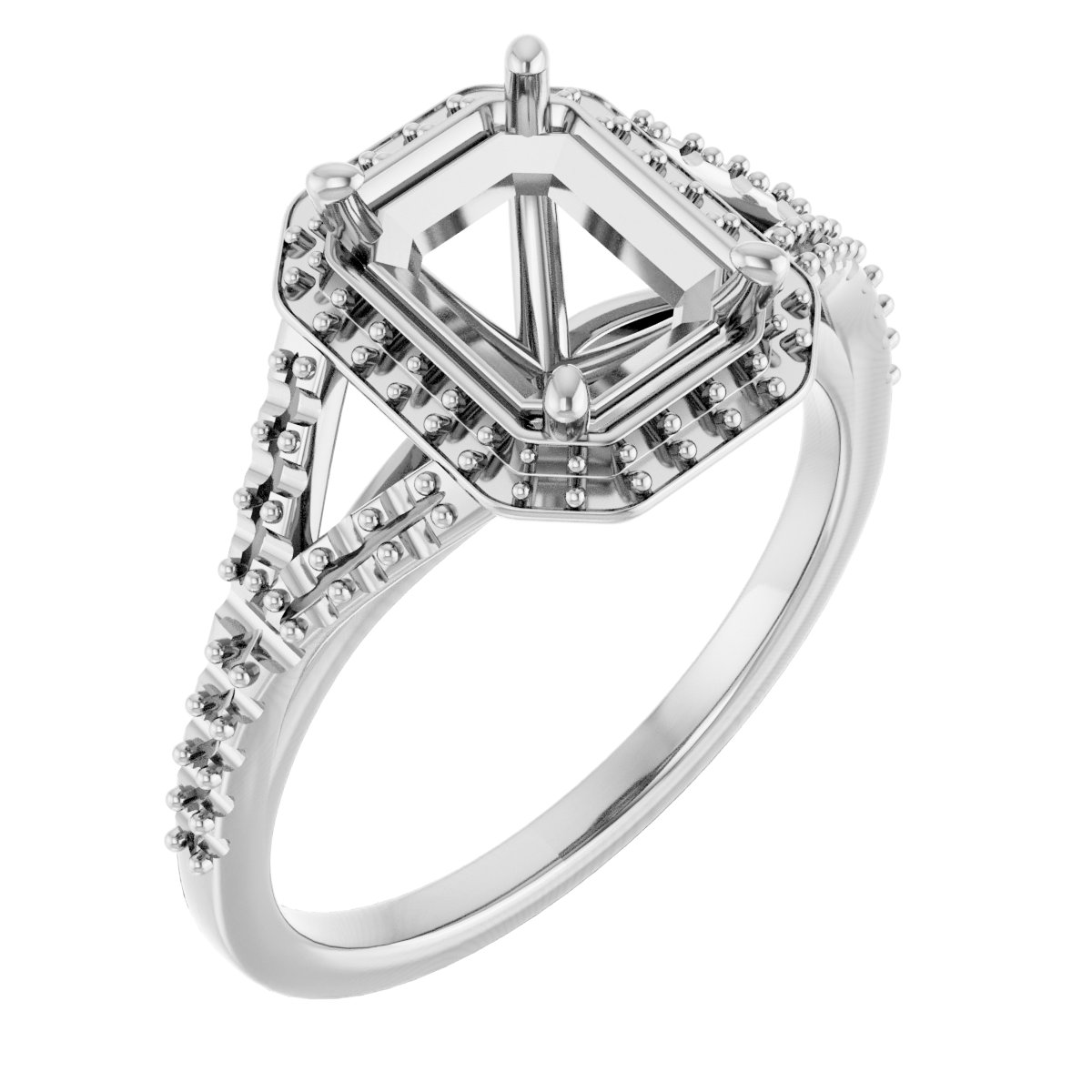 Halo-Style Engagement Ring