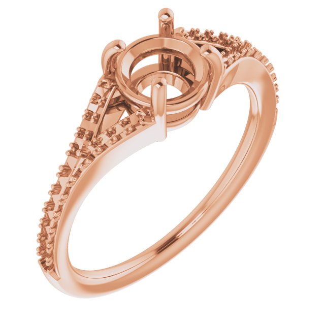 Accented Engagement Ring or Band