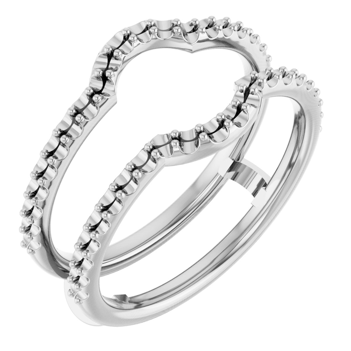 Platinum .375 CTW Diamond Ring Guard Ref 12340990