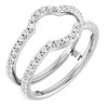 Platinum .375 CTW Diamond Ring Guard Ref 12340990