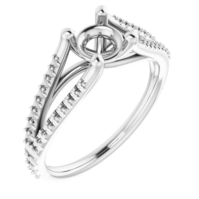 Accented Engagement Ring