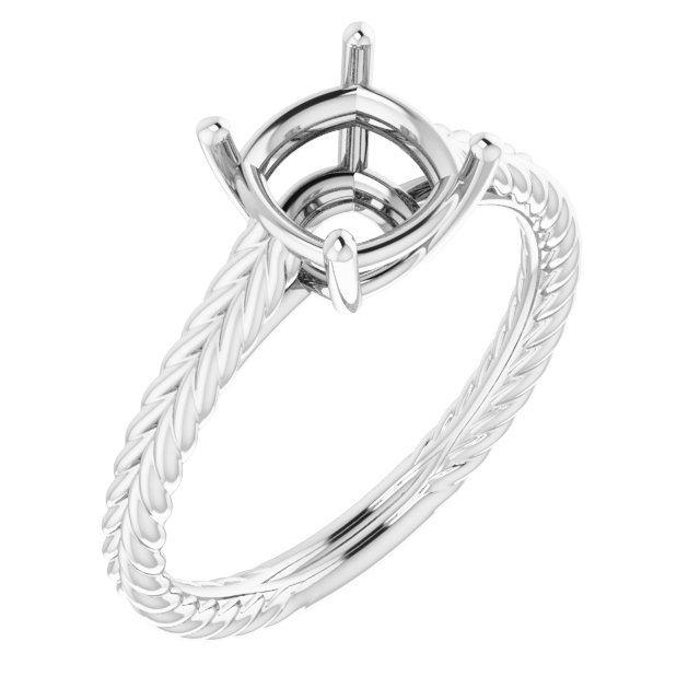 Rope Solitaire Ring