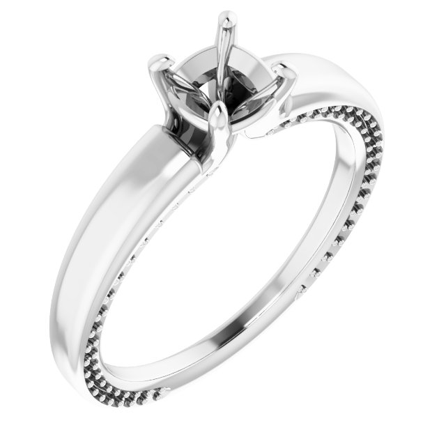 Accented Engagement Ring
