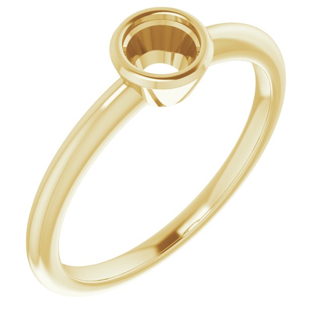 Bezel-Set Ring