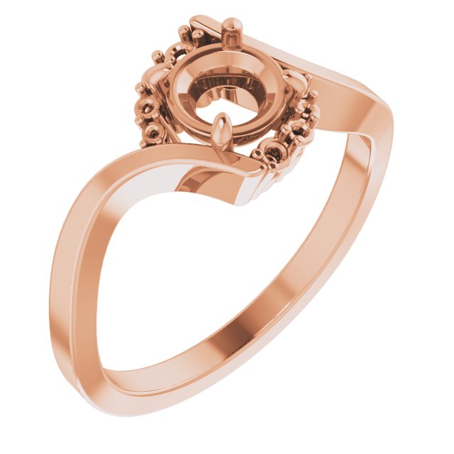 Accented Bypass Engagement Ring or Band
