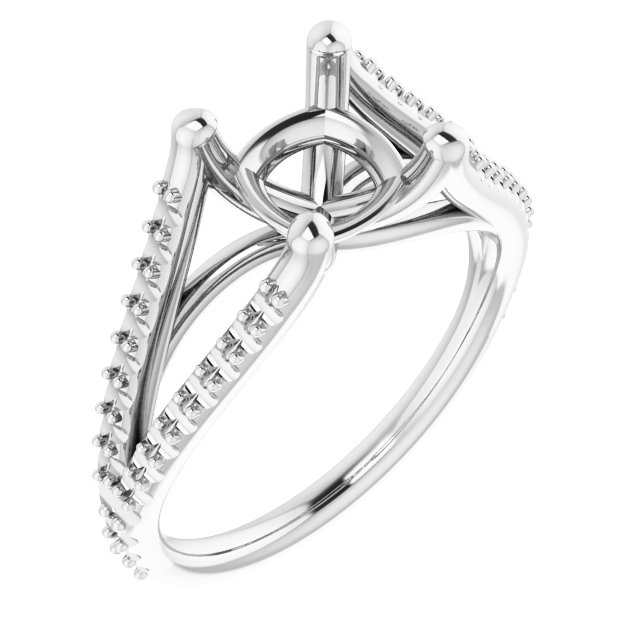 Accented Engagement Ring
