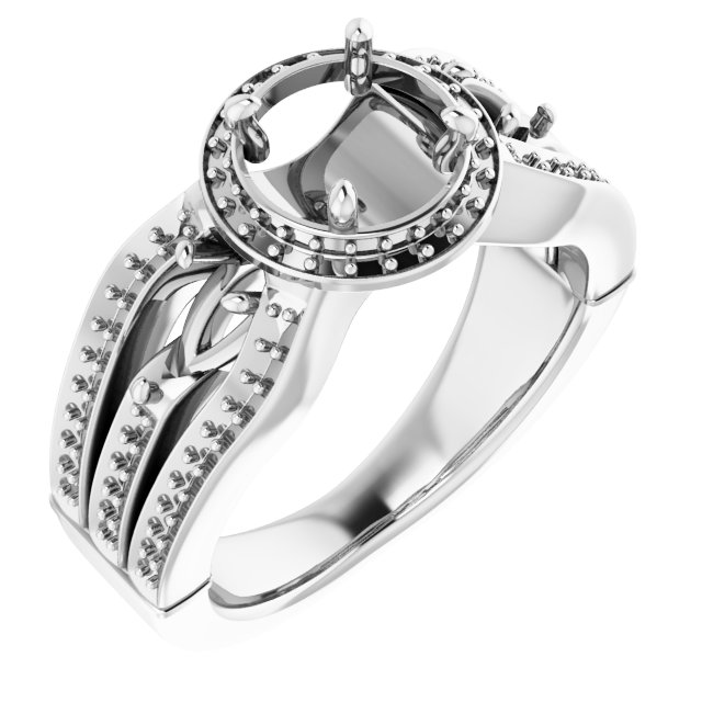 Halo-Style Engagement Ring