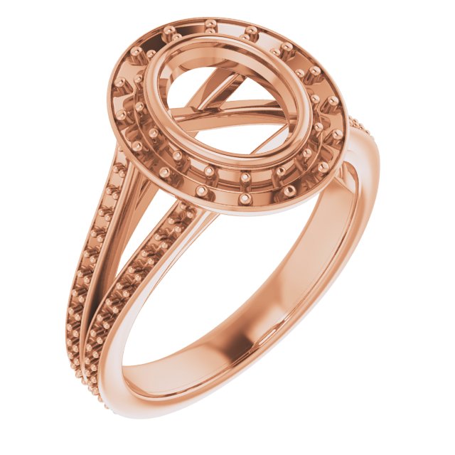 Bezel-Set Halo-Style Engagement Ring