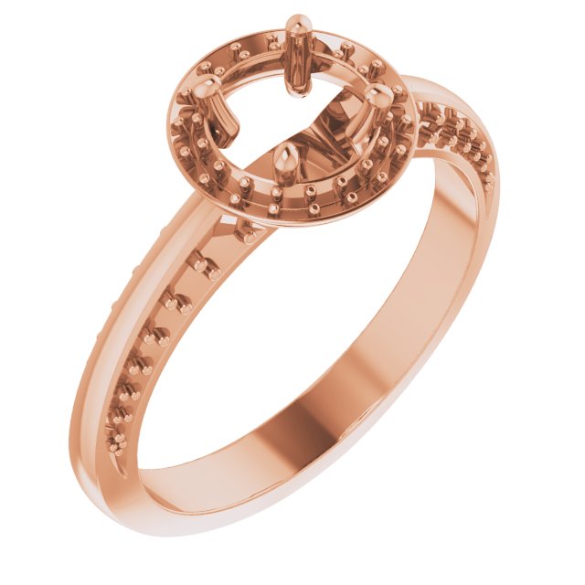 Halo-Style Knife-Edge Engagement Ring or Band
