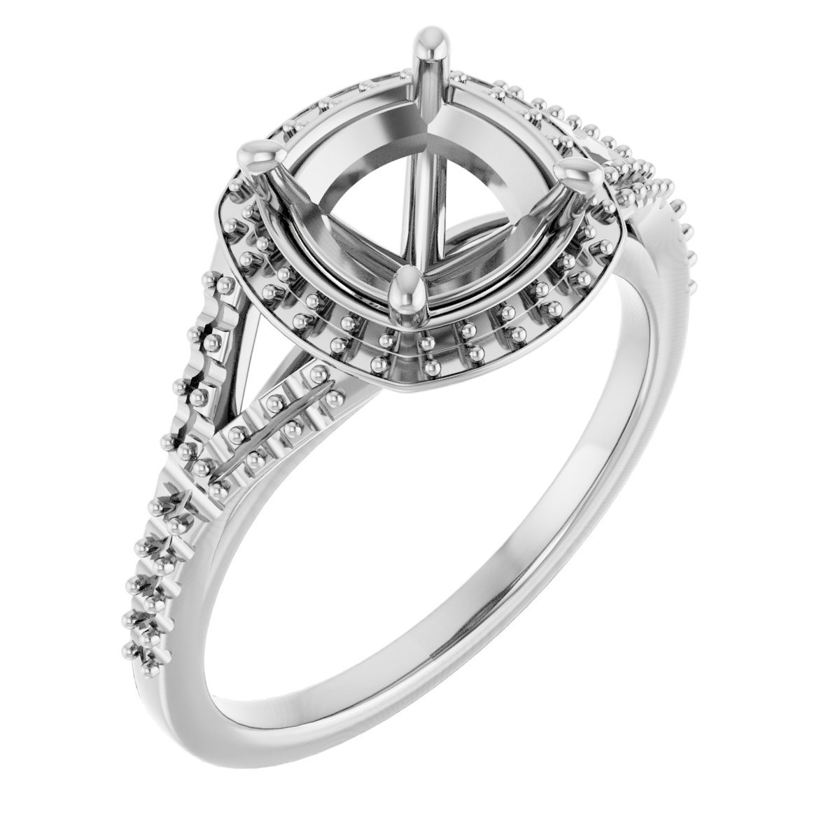 Halo-Style Engagement Ring