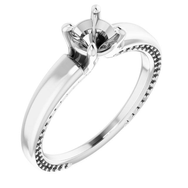 Accented Engagement Ring