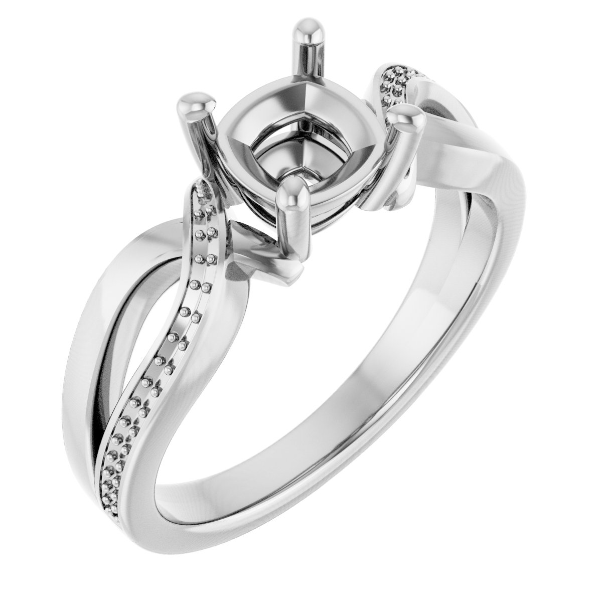 Accented Engagement Ring