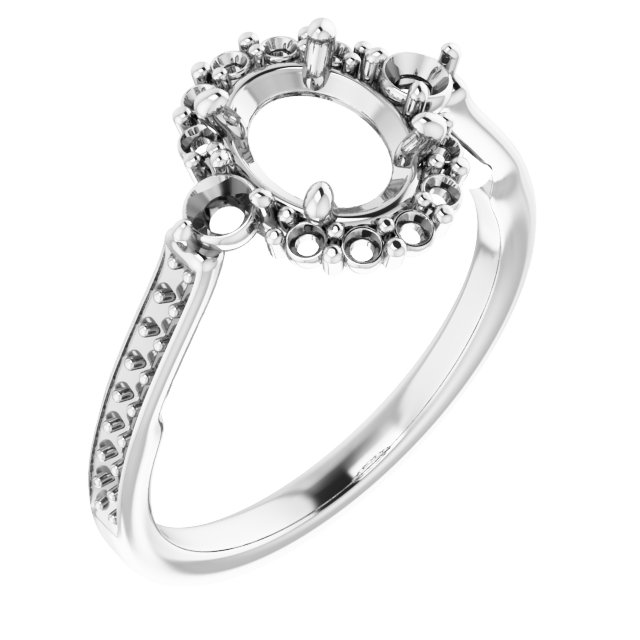 Halo-Style Engagement Ring