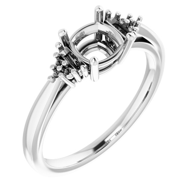 Accented Engagement Ring