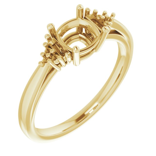 Accented Engagement Ring