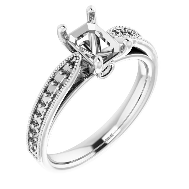 Accented Engagement Ring