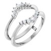Platinum .25 CTW Diamond Ring Guard Ref 12721272