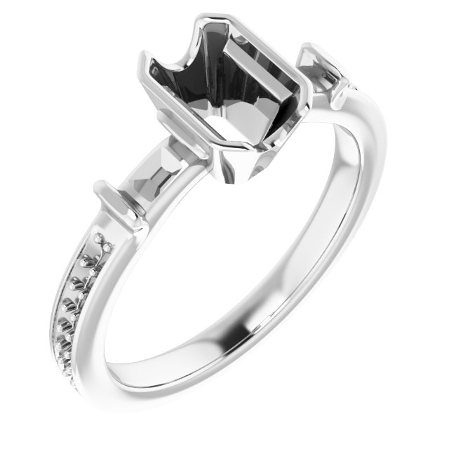 Bezel-Set Accented Ring