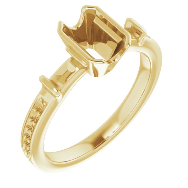 Bezel-Set Accented Ring