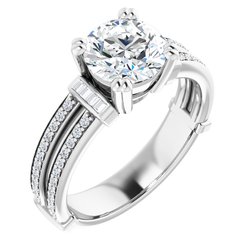 Split-Shank Engagement Ring