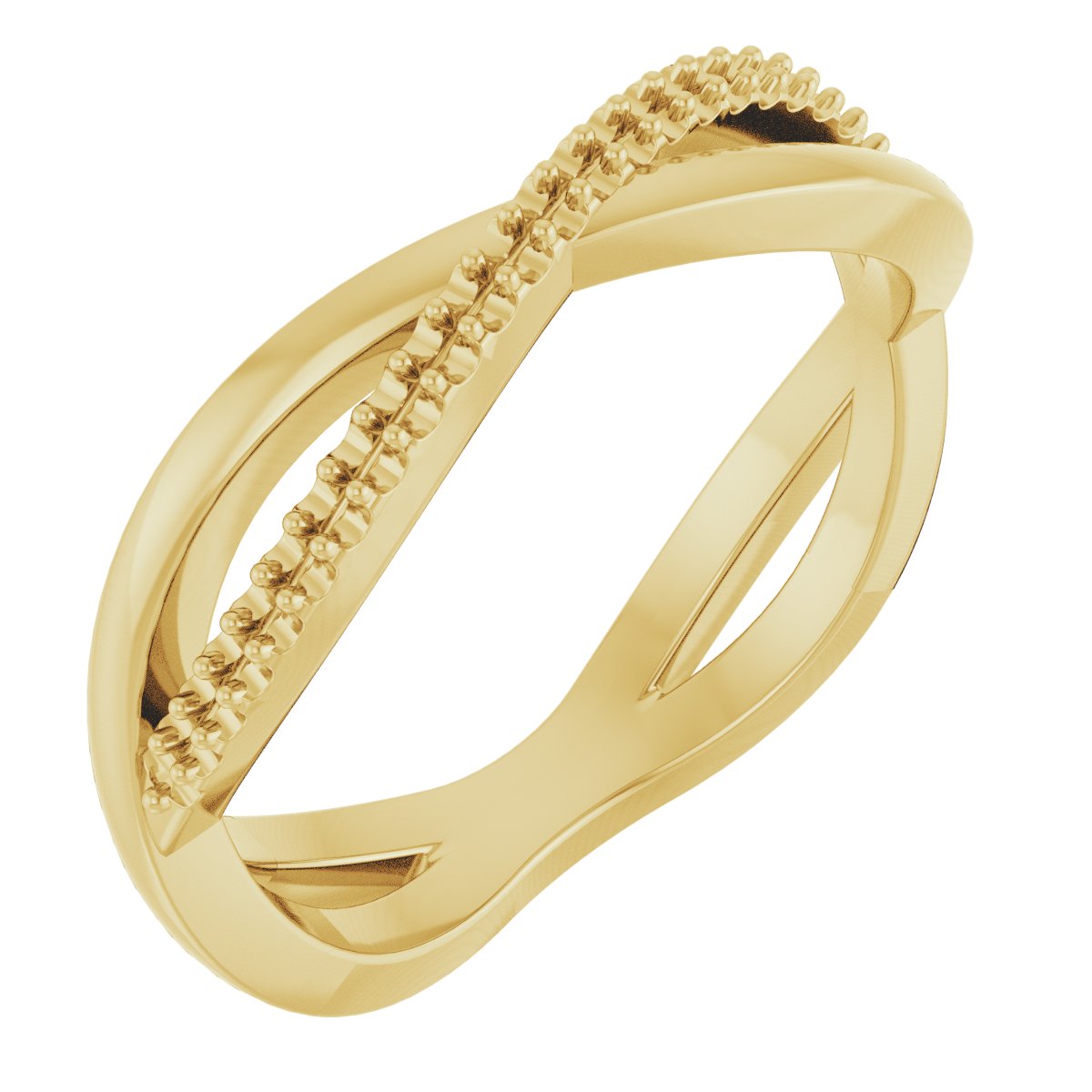 14K Yellow 1/10 CTW Natural Diamond Anniversary Band