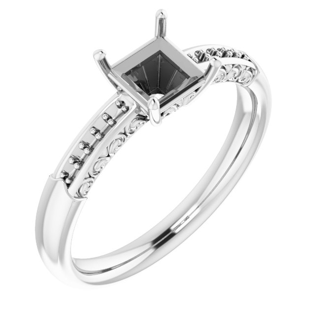 Accented Engagement Ring