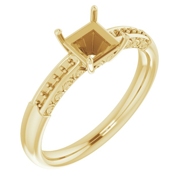 Accented Engagement Ring