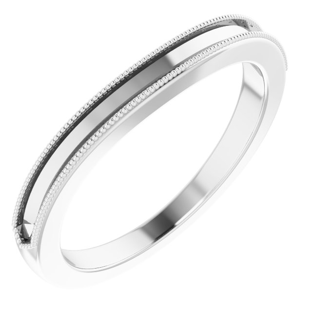 14K White 1/4 CTW Natural Diamond Band