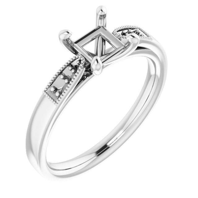Accented Engagement Ring