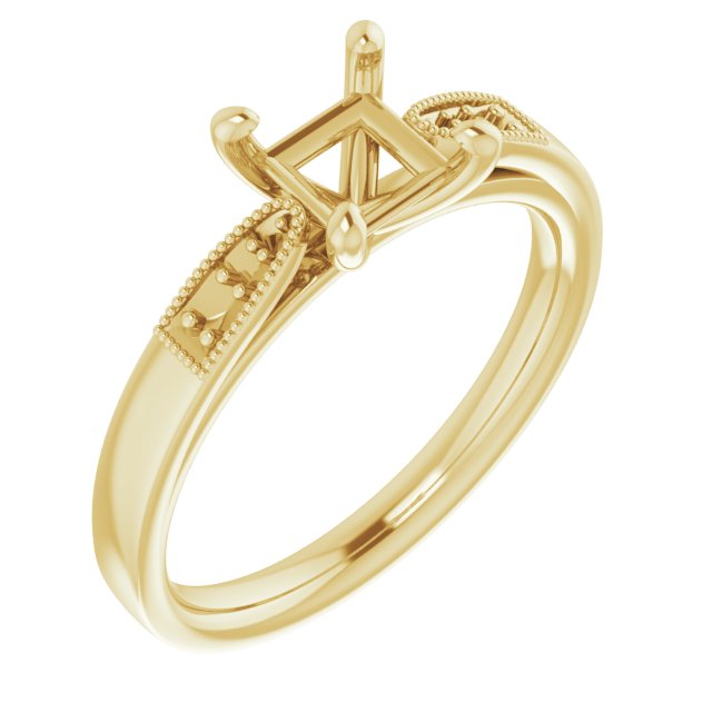 Accented Engagement Ring