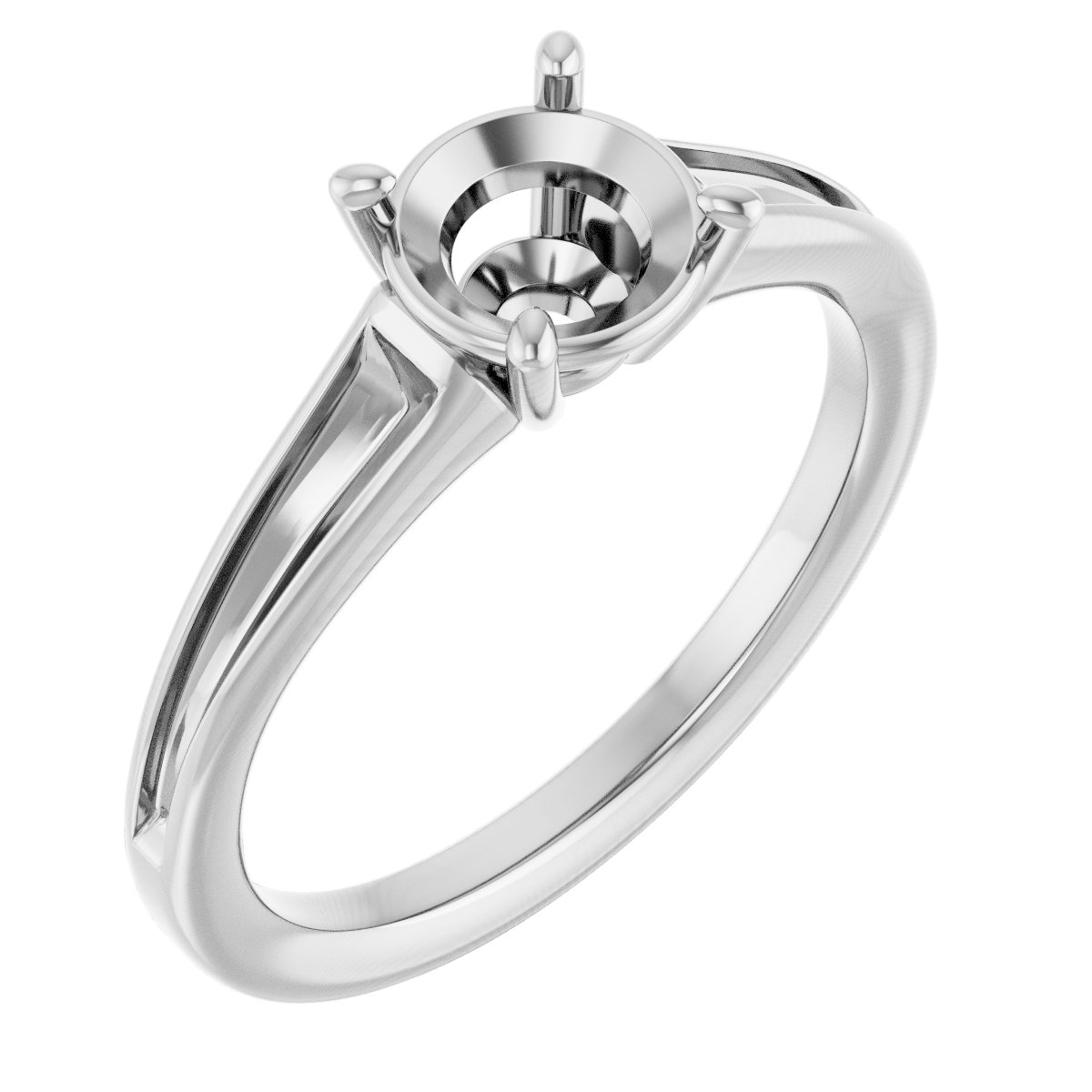 Accented Engagement Ring