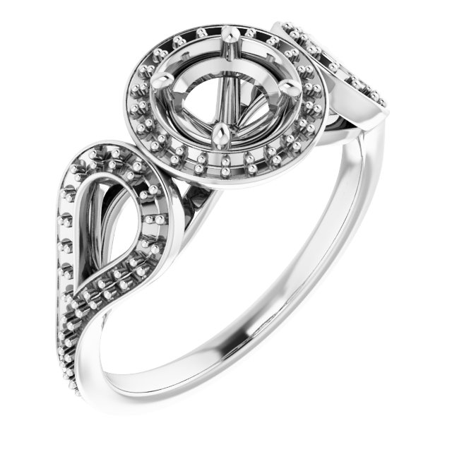 Halo-Style Engagement Ring
