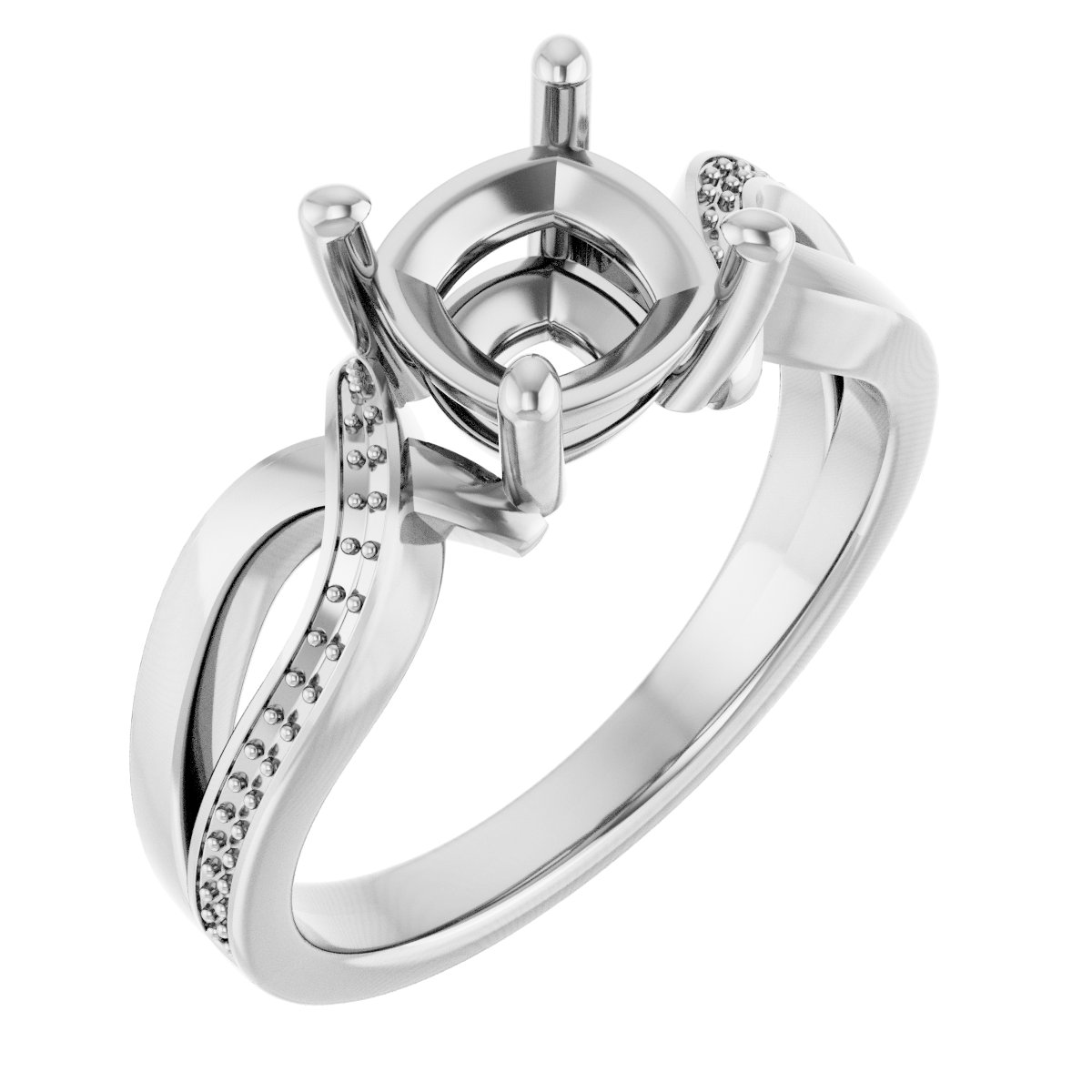 Accented Engagement Ring
