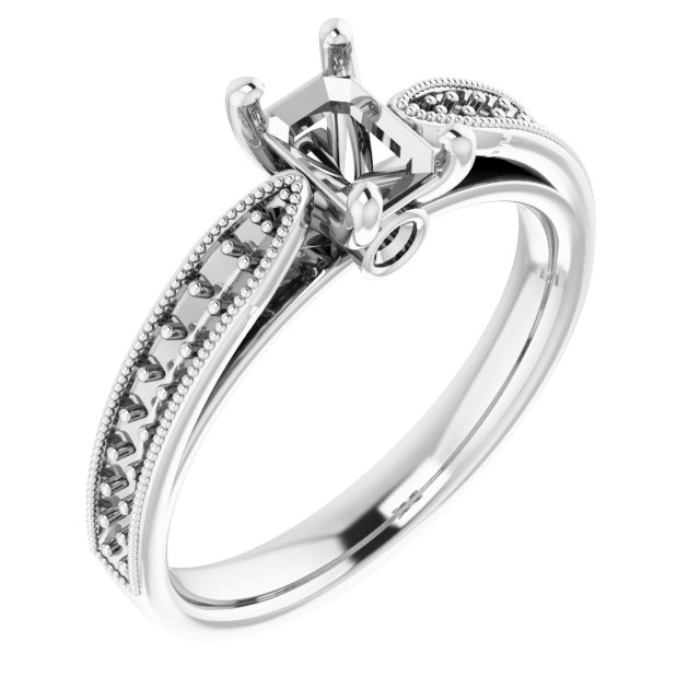 Accented Engagement Ring