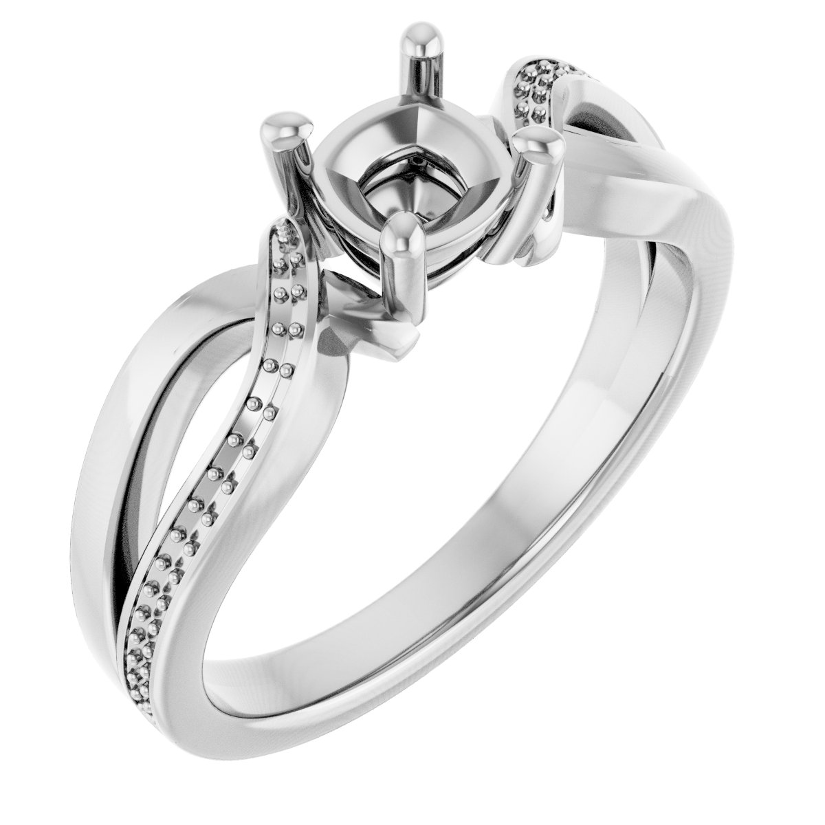 Accented Engagement Ring