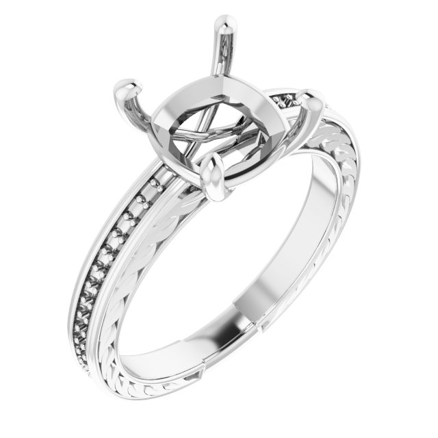 Accented Engagement Ring