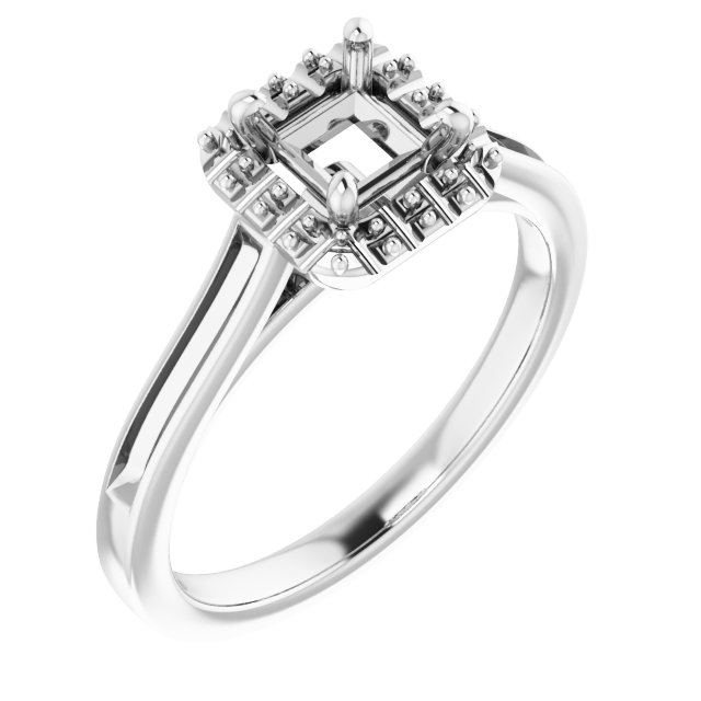 Halo-Style Engagement Ring