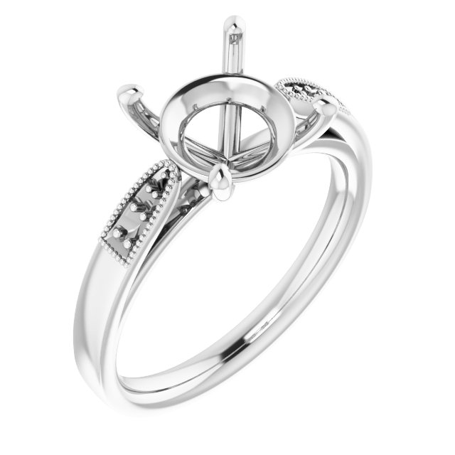 Accented Engagement Ring