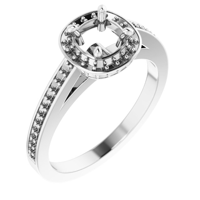 Halo-Style Engagement Ring