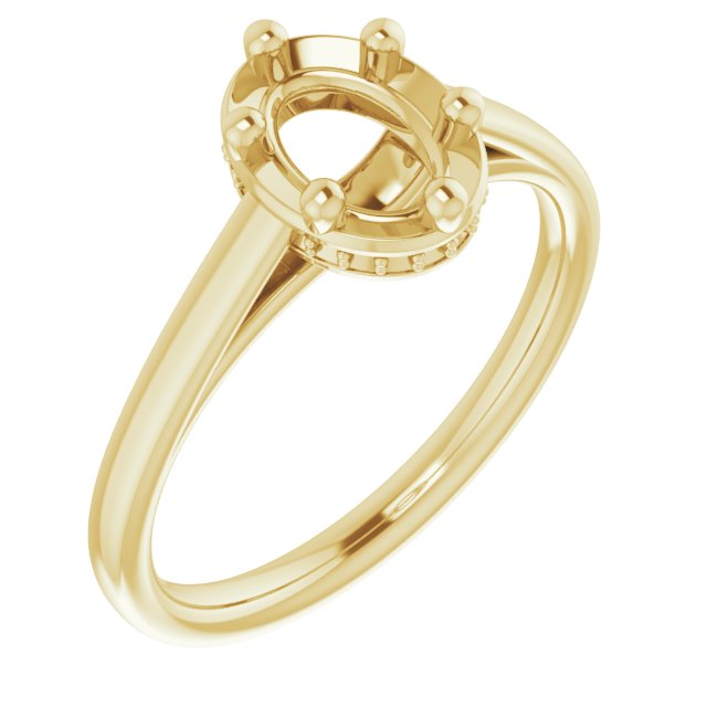 Hidden Halo-Style Ring